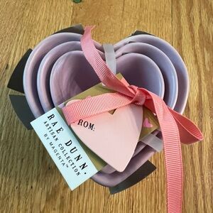 Rae Dunn Blush Heart measuring cups Set